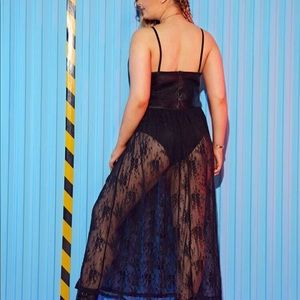 Shein Lace Hem Cami Dress